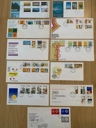 11 x New Zealand Commemorative FDC First Day Covers