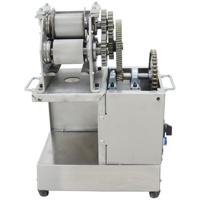 110V 3-Roll Tabletop Sugarcane Sweet Sorghum Juicer Commercial Extractor 350W