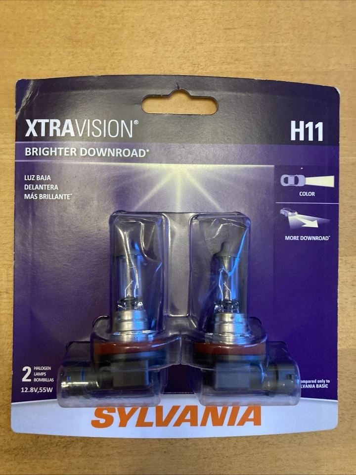 NUEVO EN CAJA LOTE H11 Sylvania bombillas coche Y H9 bombilla Philips Foto 2 de 4