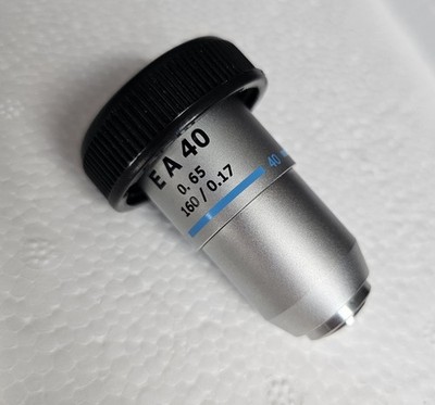 Olympus Microscope Objective Lens E A40 40x 0.65 160/0.17 Japan