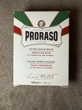 Image of PRORASO Aftershave BALM | SENSITIVE Skin Oatmeal and Green Tea | 100ml White