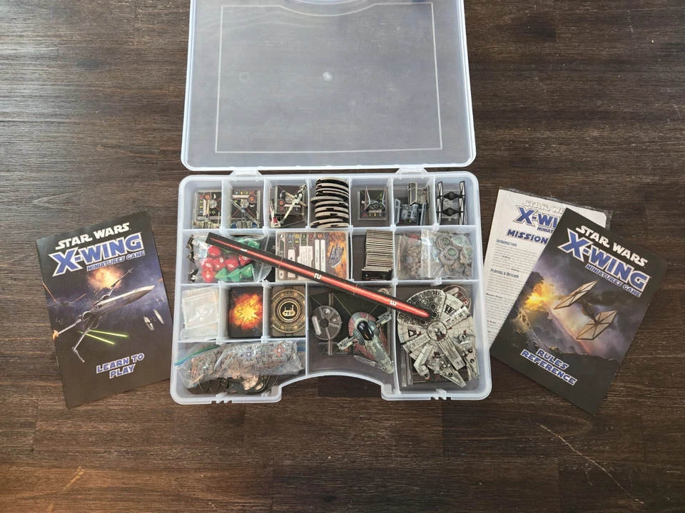 Star Wars X-Wing Miniaturas Juego Colección 1ª Edición con Oranizador Foto 2 de 4