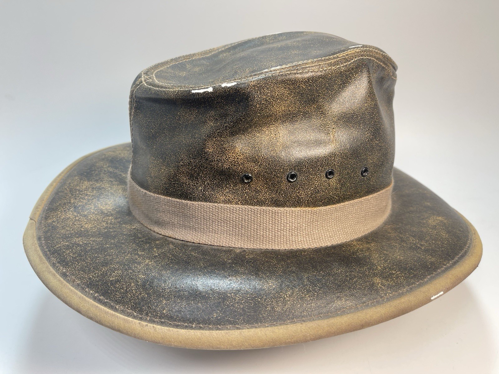 Henschel  Hatquarters  Leather Western Cowboy Hat Size Medium Made In USA