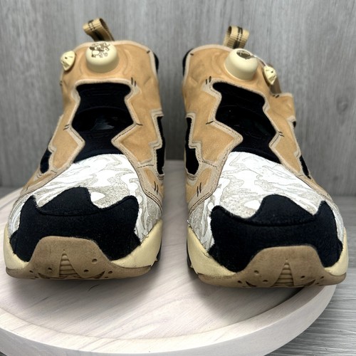 Reebok Instapump Fury Kung Fu Panda hellbraun weiß Herren 9 GZ8632 Turnschuhe Schuhe - Bild 6 von 10