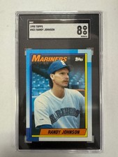 1990 TOPPS RANDY JOHNSON SGC 8