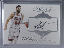 2016 Panini Flawless Excellence Signatures 1/25 Nikola Mirotic #EX-NMI Auto 0h7
