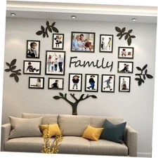 Family Tree collage picture frames for wall-Multi acrylic 3D DIY Stickers
