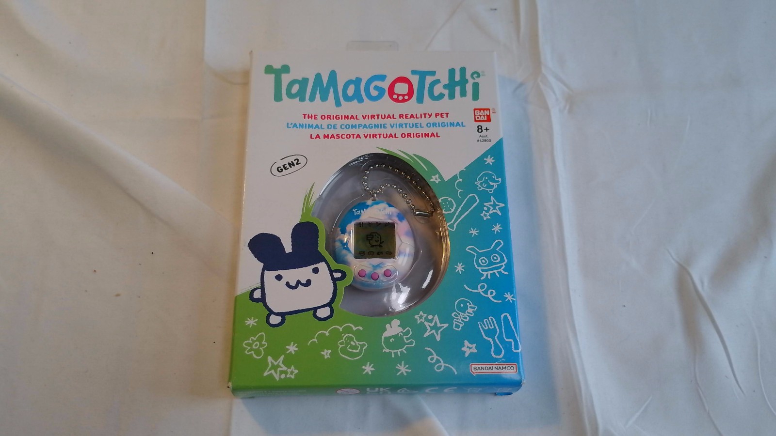 Bandai Tamagotchi Originale Sky Guscio Cyber Animale 90s Adulti