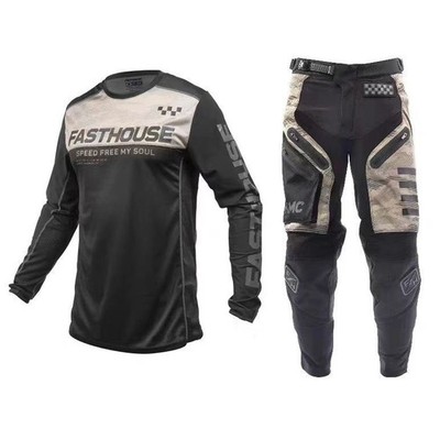 Fasthouse Racing Motocross Jersey& Pants Dirt Bike Enduro Cycling ATV Offroad MX