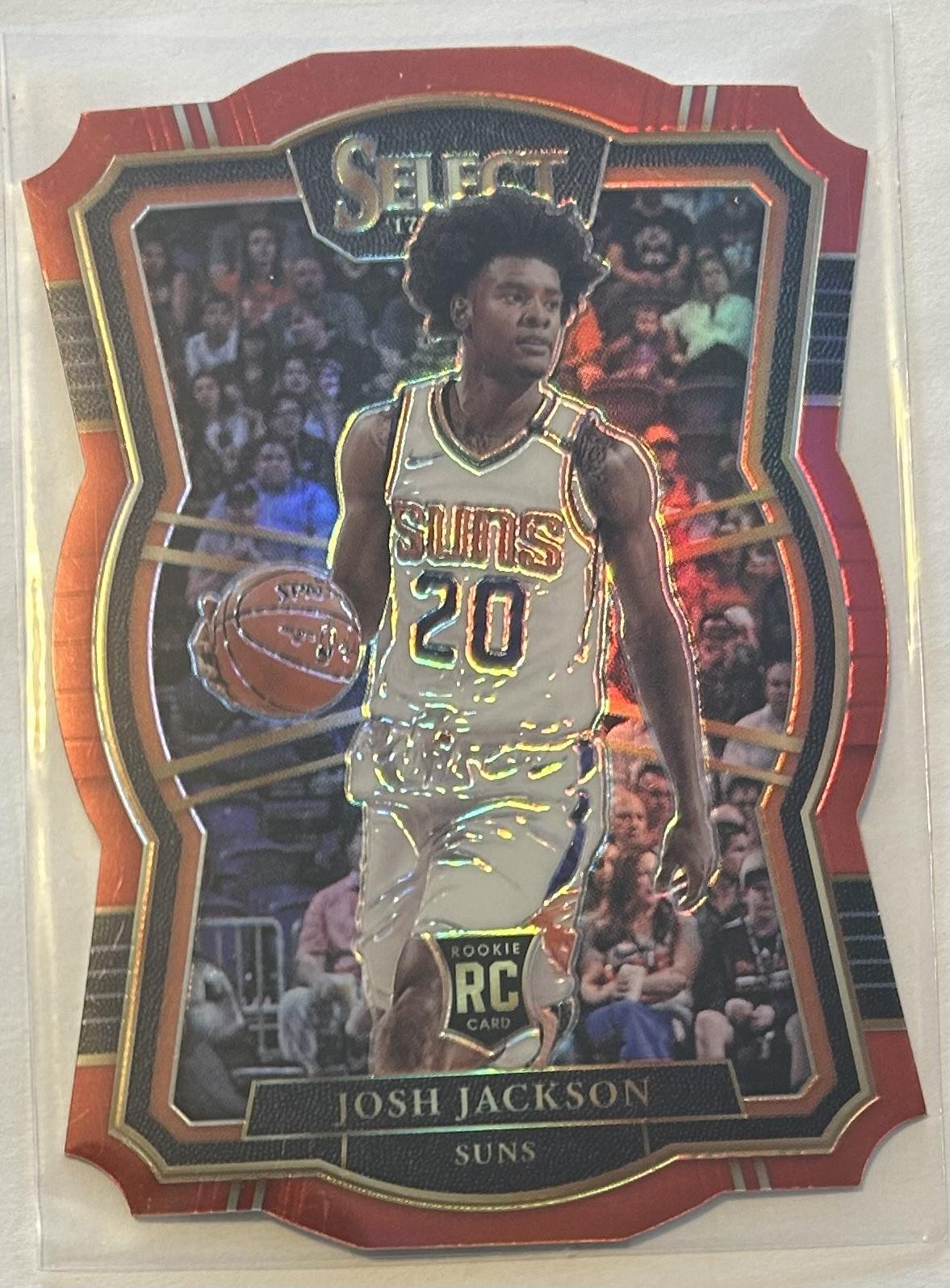 2017-18 Panini Select #129 Josh Jackson Red Prizms Die Cut #/135