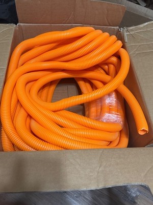 Split Wire Loom Flex Tubing Cable Conduit Polyethylene 100 feet 1  tubing