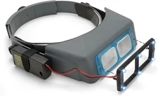OptiVISOR Headband Magnifier, with Quasar LS Lights