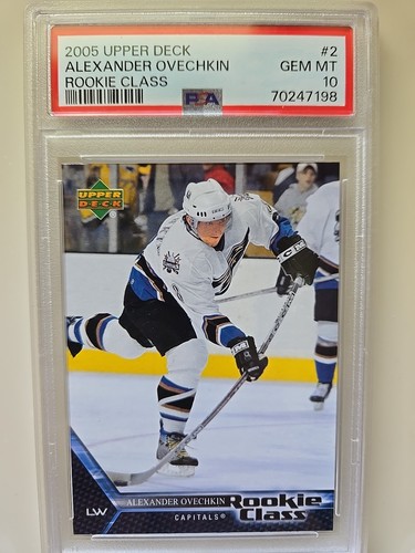 ALEXANDER OVECHKIN 2005-06 UPPER DECK Rookie Class #2 PSA 10 Mint ...