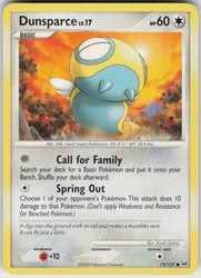 Dunsparce 73/127 Platinum Common