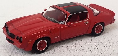 Brekina NEW HO 1/87 Scale Classic 1980 Chevy Camaro with T-Top in Red