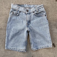 Vtg 90s Little Levi s Blue Denim Jean Shorts Toddler Kids Boys Girls 22 Country