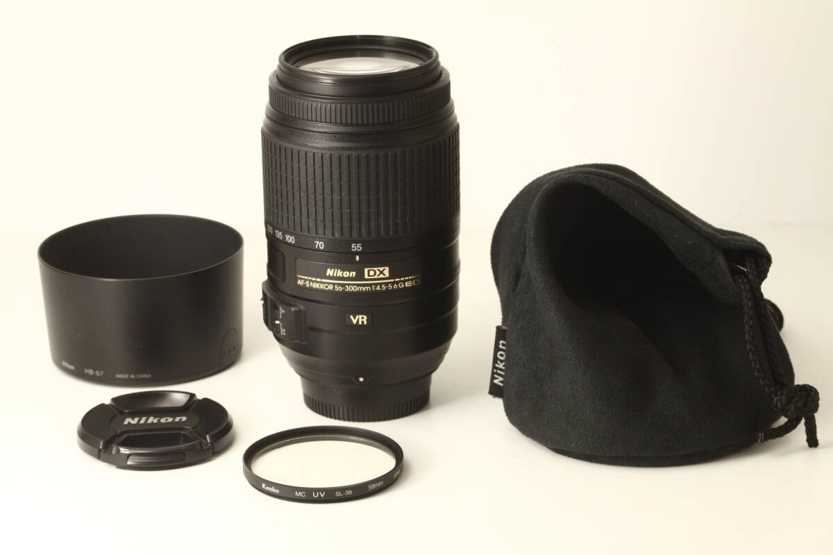 Nikon DX AF-S NIKKOR 55-300mm F4.5-5.6 G ED VR, fully functional