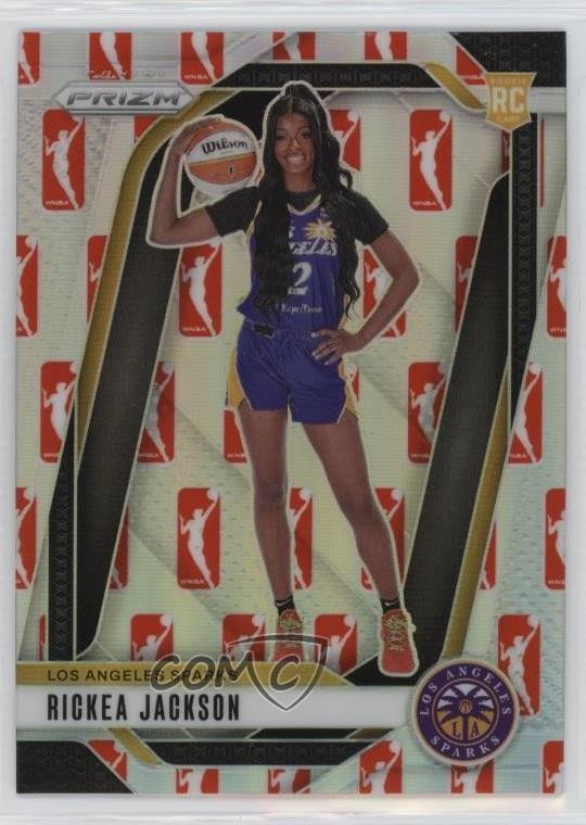 2024 Panini Prizm WNBA WNBA Logo Prizm Rickea Jackson #144 Rookie RC 0ks4