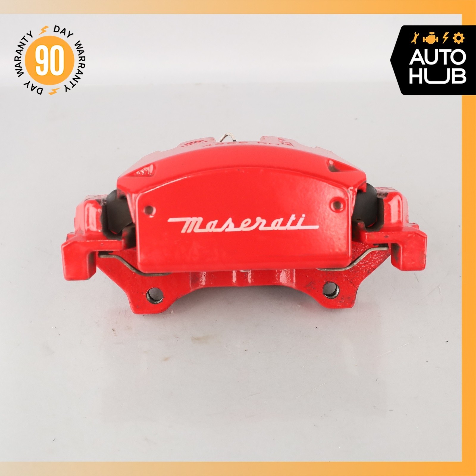 17-22 Maserati Levante M161 3.0L Front Left & Right Brake Calipers Set Red OEM