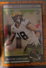 2025 Score - Rookies Colston Loveland #31 Pumpkin (RC)