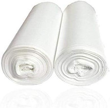 2 Gallon Small Trash Bags, Clear, 100 Counts/ 2 Rolls