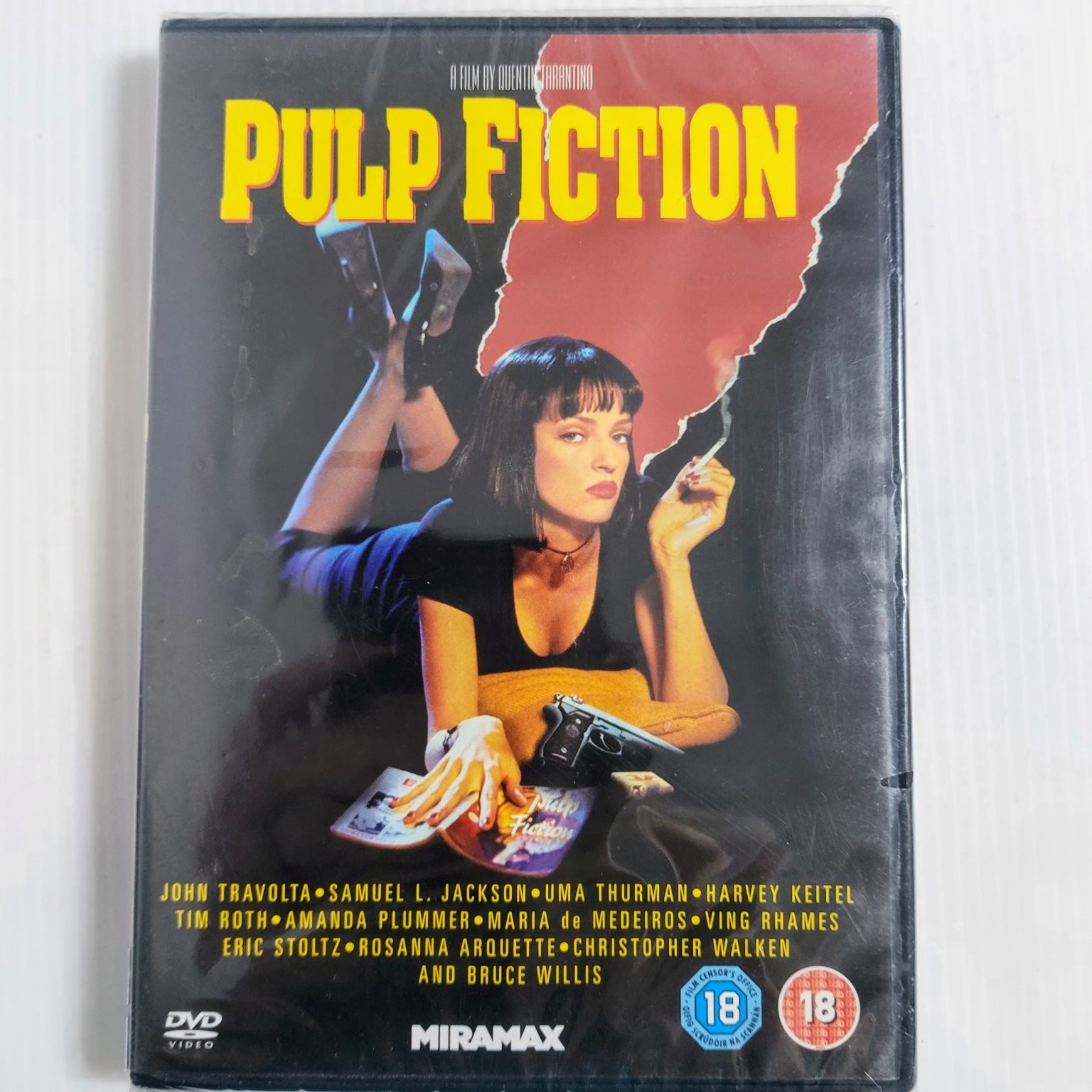 Pulp Fiction DVD 1994 John Travolta Samuel L. Jackson Quentin Tarantino Sealed