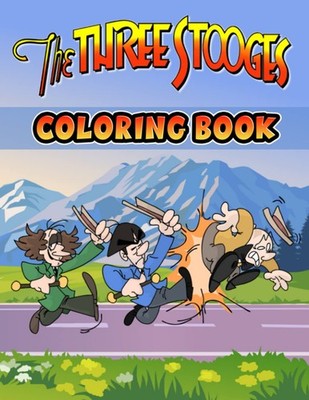 Classic Comedy 3 Stooges Coloring Book Pages Kids Adult Directa