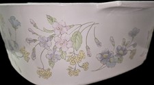 Vintage Corning Ware 5 Quart Large Pastel Bouquet Floral Casserole Dish A-5-B
