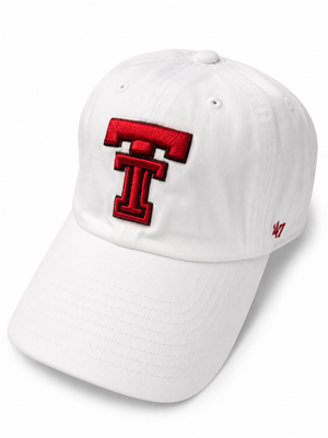 #ad #ad Texas Tech Red Raiders NCAA #x27;47 Clean Up Adjustable Hat White $19.20