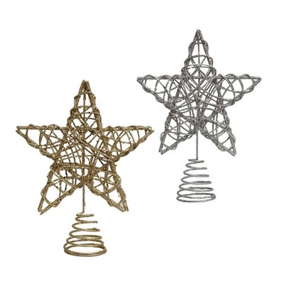 Star Christmas Tree Toppers Iron Delicate Christmas Decoration Festival Decors