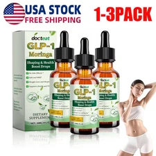 GLP - 1 Moringa Slimming Health Boost Drops Liquid 30ml | HOT  1-3Pcs