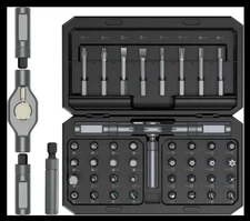 42 in 1 Magnetic Screwdriver Set, DIY Ratchet Screwdriver Set Multi Bit Magneti