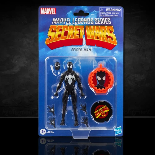 Hasbro Marvel Legends Black Suit Spider-Man Secret Wars 6-Inch Action Figure