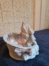 Vintage Lladro Yorkie Dogs