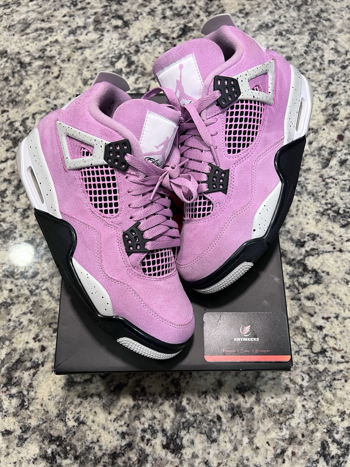 Size 9 – Nike Air Jordan 4 Retro “Orchid” Pink Shoes AQ9129-501 Women FAST SHIP Size 9 – Nike Air Jordan 4 Retro “Orchid” Pink Shoes AQ9129-501 Women FAST SHIP