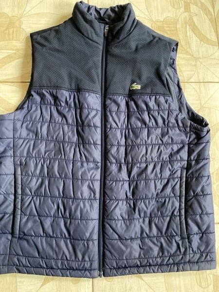 Men Lacoste Vest Navy Polyamide L