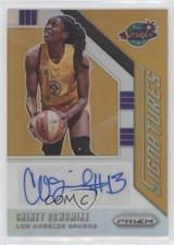 2020 Panini Prizm WNBA Signatures Silver Prizm Chiney Ogwumike #SG-COG Auto 0s3
