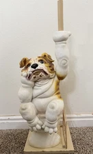 RARE Vintage WMG 2006 Bulldog Toilet Paper Holder 22x8
