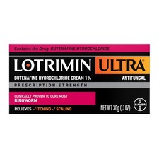 Lotrimin Ultra 1% Butenafine Antifungal Cream 1.1oz Ringworm Treatment