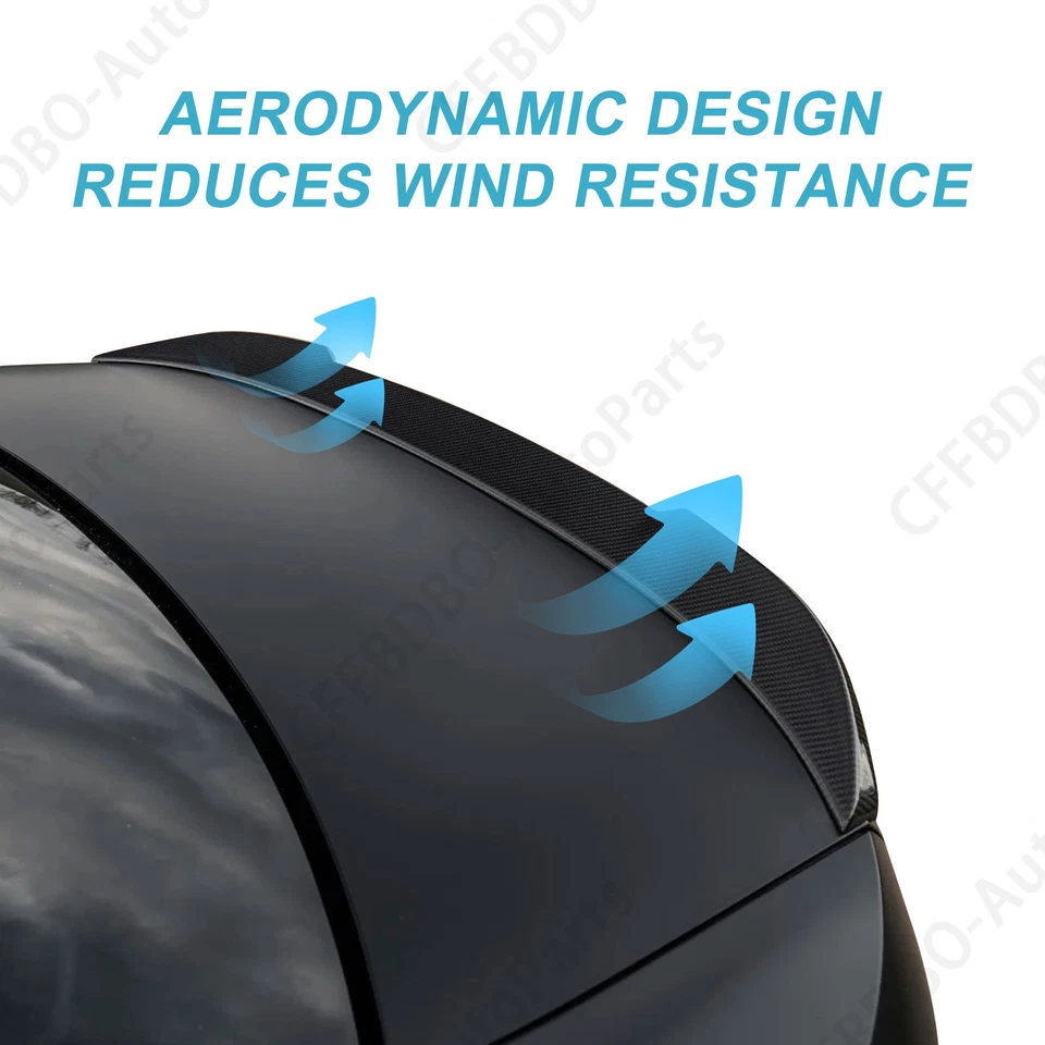 Спойлер закраина на багажник из углеродного волокна для BMW седана F30 F80 M3 CS 2013-2018 годов выпуска - Изображение 4 из 4