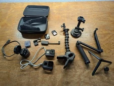 GOPRO GO PRO HERO 8 BLACK HD ACTION CAM CAMERA + 4 BATTERIES 128GB SD CASE +MORE