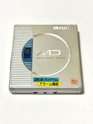 Aiwa MD player AM-HX50 RETRO Portable MD Player MINIDISC  defect (power on)