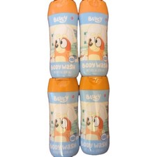   4 Bluey 3-in-1 Body Wash, Shampoo  Conditioner in an 8 fl oz 236 ml bottle.