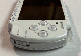 Sony Playstation Portable PSP-2001 White Console Darth Vader w/Game & Case