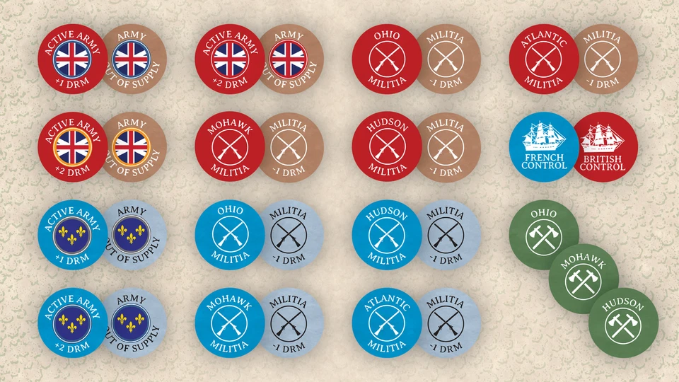 Solitario de guerra francés e indio Worthington Games Foto 4 de 4