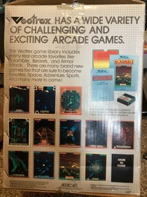 Vintage GCE Vectrex Console Boxed CIB 1982 Tested Working  Vector Graphics