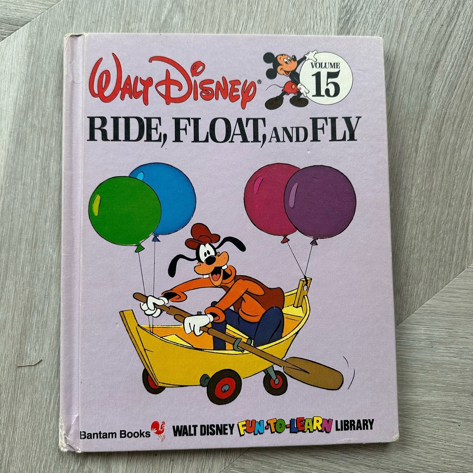 Disney Ride Float Fly Book Volume 15 Fun To Learn Library Walt Disney 1983
