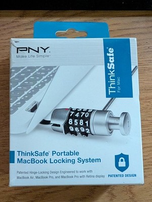 PNY ThinkSafe Portable MacBook Locking System Lock Mac Air Pro New