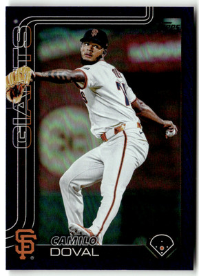 2025 Topps Update Series MLB No. US328 Camilo Doval Purple 116/250