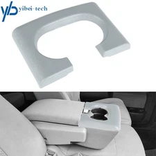 Gray Plastic Car Cup Holder Pad Water Cup Slot For Ford F150 F-150 2004-2014